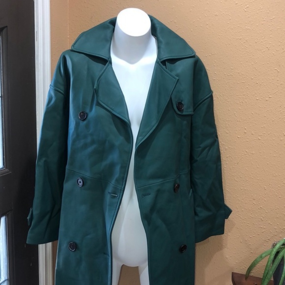Forest Green Trench Coat - Classic Women's Outerwear